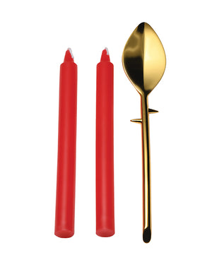 Master Series Master Series Drip Sensation Spoon &amp; Drip Candle Set - Image 2