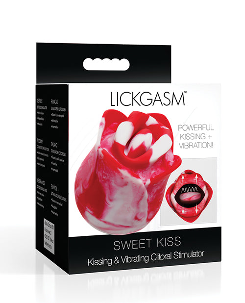 Lickgasm Lickgasm Sweet Kiss Kissing &amp; Vibrating Clitoral Stimulator - Swirl