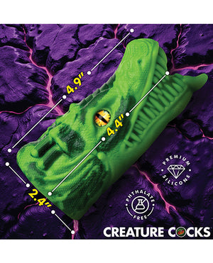 Creature Cocks Creature Cocks Dragon Tamer Silicone Stroker - Green - Image 5