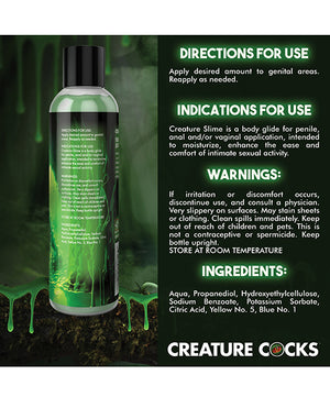 Creature Cocks - Creature Slime Green Slime Water-Based Lubricant 8 oz - Image 4