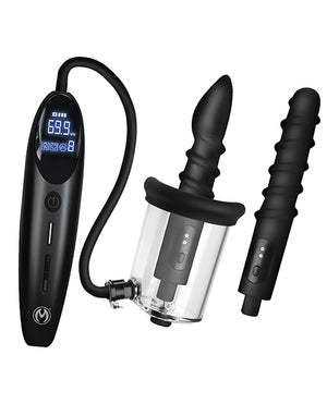 Master Series Master Series Rosebud Driller Deluxe Set Vibrating Silicone Rosebud Pump - Image 2