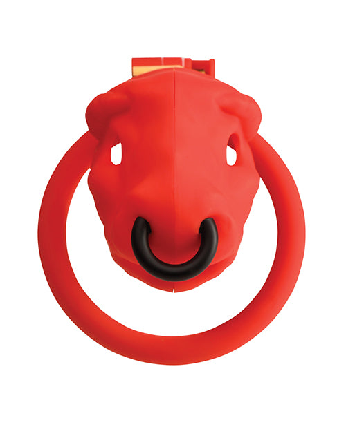 Master Series Master Series Bull Chastity Cage - Red - Image 2