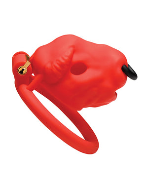 Master Series Master Series Bull Chastity Cage - Red - Image 3