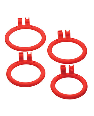 Master Series Master Series Bull Chastity Cage - Red - Image 5
