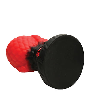 Creature Cocks - Eye of the Dragon Silicone Butt Plug - Red