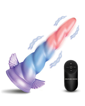 Creature Cocks - Deluxe Dream Rider Vibrating Unicorn Silicone Dildo - Image 4
