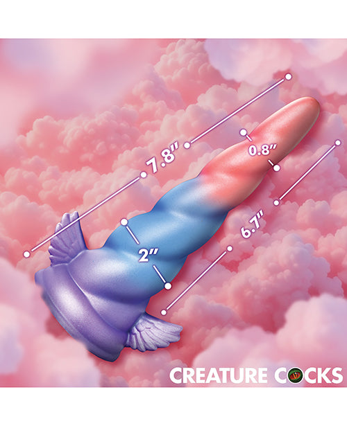 Creature Cocks Creature Cocks - Deluxe Dream Rider Vibrating Unicorn Silicone Dildo