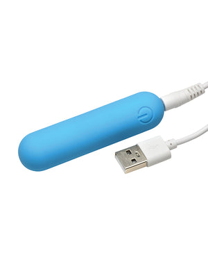 Bang! Flexible Silicone Bullet - Blue
