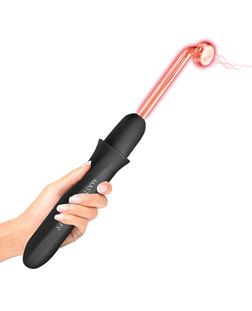 Master Series Master Series Elektra Rechargeable Violet Wand - Black - Image 2