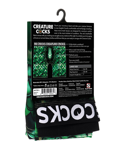 Creature Cocks Creature Cocks - Creature Wear Cockness Monster Lake Creature Boxer Shorts - LG