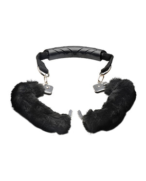 Master Series Master Series Furry Handcuffs w/Handle - Image 3