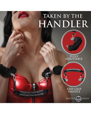 Master Series Master Series Furry Handcuffs w/Handle - Image 4