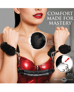 Master Series Master Series Furry Handcuffs w/Handle - Image 5