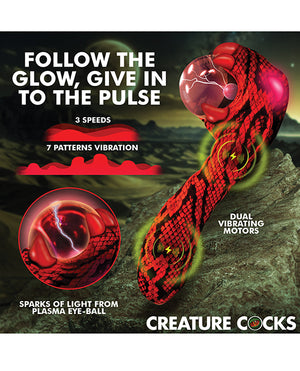 Creature Cocks Cobra Scepter Plasma Vibrator - Red/Black - Image 5