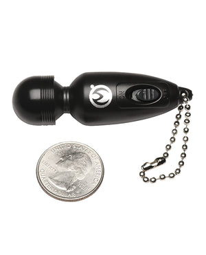Master Series Master Series Thunderstick Mini Vibrating Wand Keychain - Black - Image 2