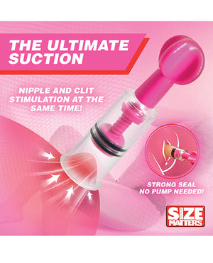 Size Matters MAXtwist Clit & Nipple Triple Sucker Set - Pink - Image 5