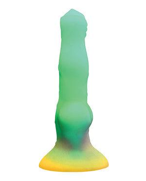 Creature Cocks - Vibrating Space Cock Glow-in-the-Dark Silicone Dildo w/Remote - Image 3