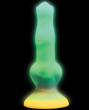 Creature Cocks - Vibrating Space Cock Glow-in-the-Dark Silicone Dildo w/Remote - Image 4
