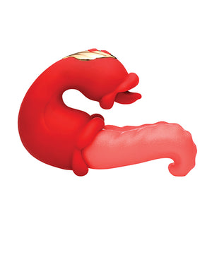 Lickgasm Lick Lasher Licking Vibrator - Red - Image 3