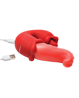 Lickgasm Lick Lasher Licking Vibrator - Red - Image 4