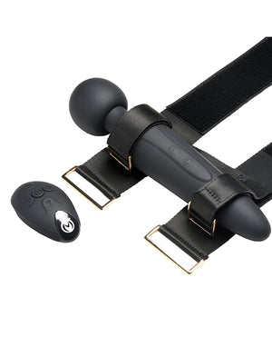 Master Series Thunderstick Thigh Strap Vibrating Wand w/Harness - Image 4