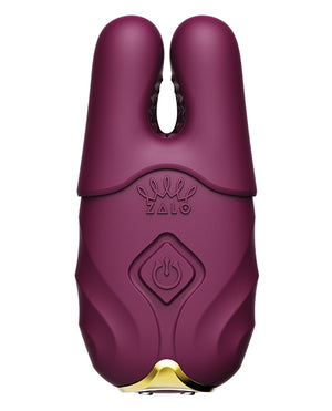 ZALO ZALO Nave Vibrating Nipple Clamps - Velvet Purple - Image 4