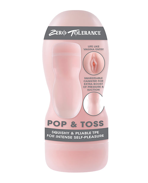Zero Tolerance Zero Tolerance Pop &amp; Toss Stroker - Light