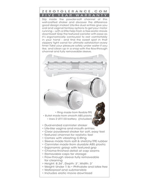 Zero Tolerance Zero Tolerance Double Dip Stroker - White - Image 3
