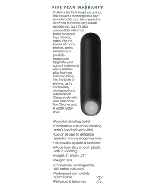 Zero Tolerance Zero Tolerance All Powerful Rechargeable Bullet - Image 3