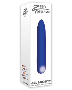Zero Tolerance Zero Tolerance All Mighty Rechargeable Bullet - Blue - Image 4