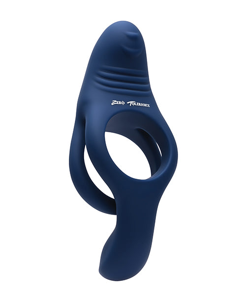 Zero Tolerance Zero Tolerance Ring Around the Rosy Cock &amp; Ball Vibrator - Blue - Image 2