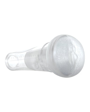 Zero Tolerance Zero Tolerance Sucking Good Rechargeable Vibrating Pump - White/Clear - Image 4