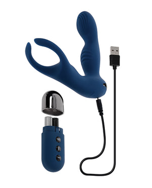 Zero Tolerance Zero Tolerance By All Means Prostate Vibrator w/Remote Control - Blue - Image 5