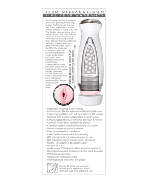 Zero Tolerance Zero Tolerance The Thrusting Stroker Rechargeable - White - Image 4