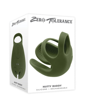 Zero Tolerance Zero Tolerance Nutty Buddy Cock &amp; Ball Vibrator - Green