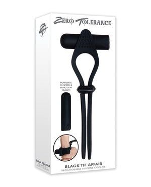 Zero Tolerance Zero Tolerance Black Tie Affair Cock Ring - Black - Image 3