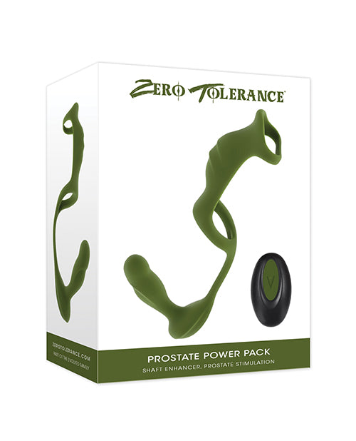 Zero Tolerance Zero Tolerance Prostate Power Back - Green