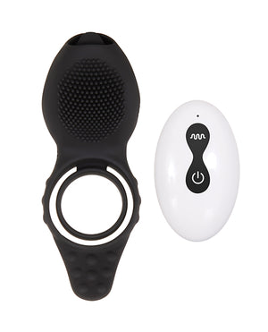 Zero Tolerance Zero Tolerance Mr. Flicker Vibrating Cock Ring - Black - Image 3