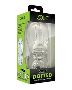 ZOLO ZOLO Gripz Dotted Stroker - Clear - Image 2